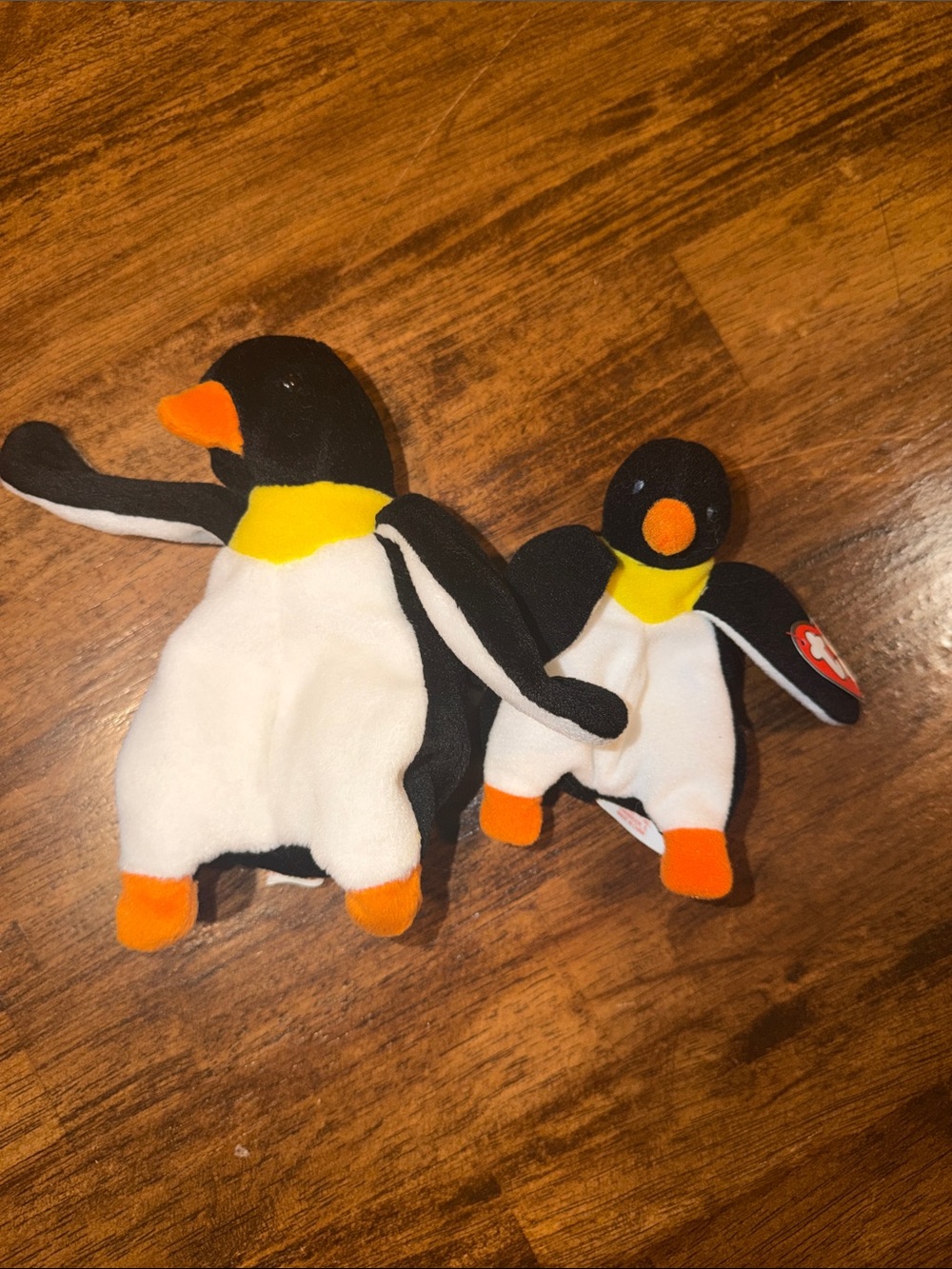 Ty Beanie Babies Penguin Plush Duo